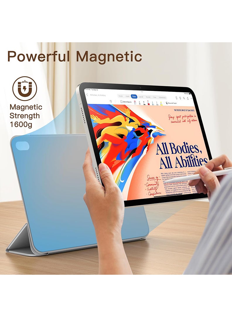 Theodor Magnetic Case For iPad Air 11 inch M3/M2 2025/2024 Gen iPad Air 11 Case/ iPad Air 5 10.9 inch 2022/ iPad Air 10.9 Cover Slim Stand Convenient Magnetic Attachment Auto Sleep/Wake - Grey - Image 3